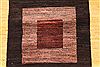 Gabbeh Brown Runner Hand Knotted 26 X 94 Area Rug 254-29800 Thumb 2