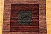 Gabbeh Brown Runner Hand Knotted 26 X 94 Area Rug 254-29800 Thumb 3