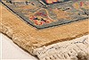 Isfahan Yellow Hand Knotted 91 X 1110  Area Rug 100-29803 Thumb 5