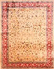 Isfahan Yellow Hand Knotted 91 X 1110  Area Rug 100-29803 Thumb 0