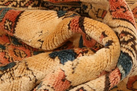Oushak Yellow Hand Knotted 811 X 1211 Area Rug 253-29805 Image 1