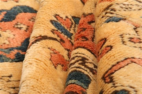 Oushak Yellow Hand Knotted 811 X 1211 Area Rug 253-29805 Image 2