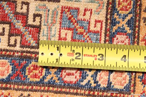 Kazak Red Runner Hand Knotted 27 X 106 Area Rug 254-29808 Image 5