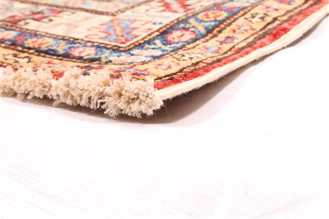 Kazak Red Runner Hand Knotted 27 X 106 Area Rug 254-29808 Image 6