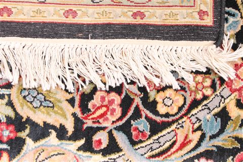 Isfahan Green Runner Hand Knotted 27 X 194 Area Rug 254-29809 Image 4