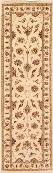Ziegler Beige Runner Hand Knotted 26 X 80 Area Rug 254-29811 Image 0