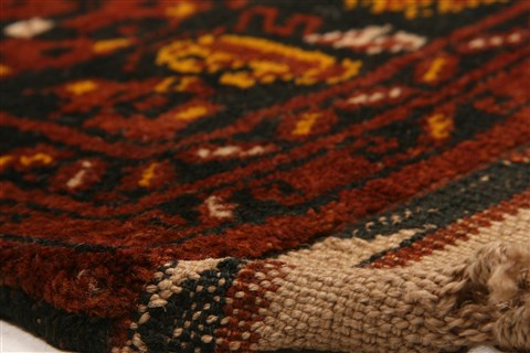 Kunduz Red Hand Knotted 34 X 43  Area Rug 100-29812 Image 1