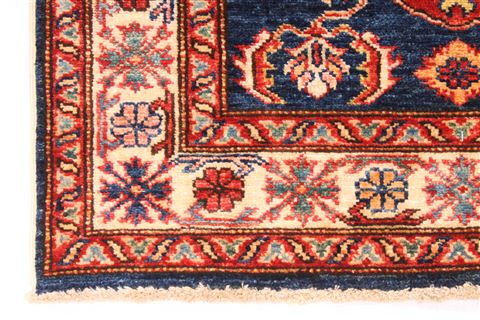 Kazak Beige Runner Hand Knotted 26 X 92  Area Rug 254-29813 Image 1
