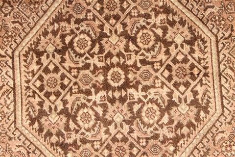 Bidjar Beige Runner Hand Knotted 28 X 95 Area Rug 254-29814 Image 3