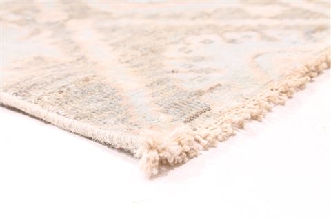 Modern Blue Runner Hand Knotted 26 X 170 Area Rug 254-29815 Image 1