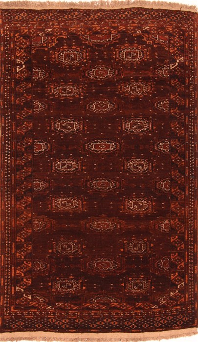 Bokhara Brown Hand Knotted 39 X 64  Area Rug 100-29816 Image 0