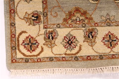 Ziegler Beige Runner Hand Knotted 25 X 82 Area Rug 254-29818 Image 1
