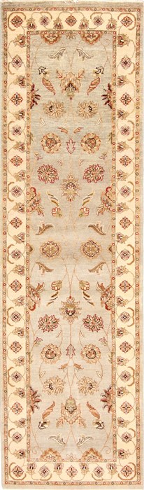 Ziegler Beige Runner Hand Knotted 25 X 82 Area Rug 254-29818 Image 0