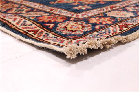 Kazak Beige Runner Hand Knotted 27 X 120 Area Rug 254-29819 Image 7