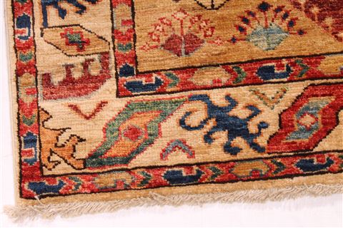 Arak Red Runner Hand Knotted 31 X 97 Area Rug 254-29820 Image 1