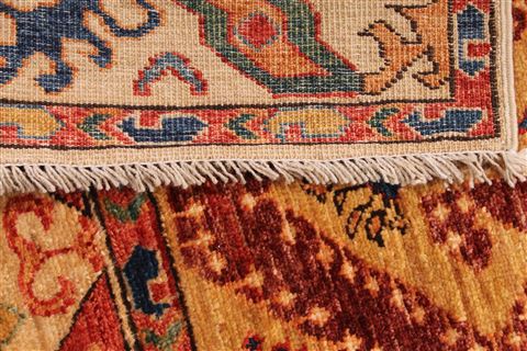 Arak Red Runner Hand Knotted 31 X 97 Area Rug 254-29820 Image 4