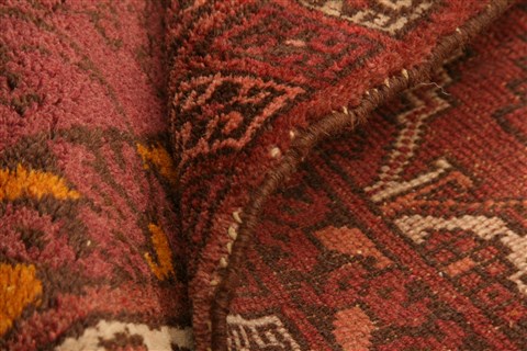 Kunduz Red Hand Knotted 310 X 56 Area Rug 100-29823 Image 2