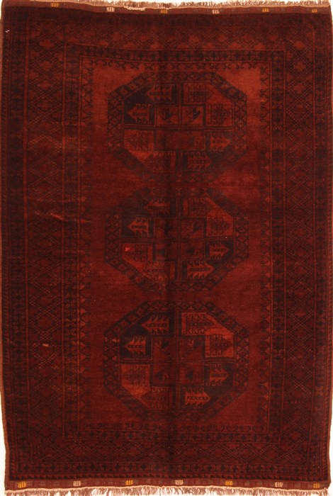 Bokhara Brown Hand Knotted 47 X 69 Area Rug 100-29824 Image 0
