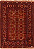 Bokhara Red Hand Knotted 49 X 67 Area Rug 100-29826 Thumb 0