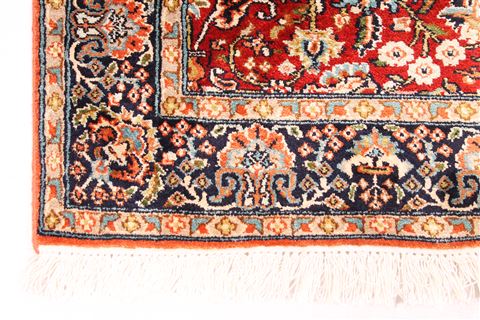 Kashmar Red Runner Hand Knotted 27 X 102 Area Rug 254-29827 Image 1