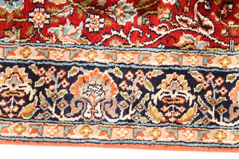 Kashmar Red Runner Hand Knotted 27 X 102 Area Rug 254-29827 Image 3