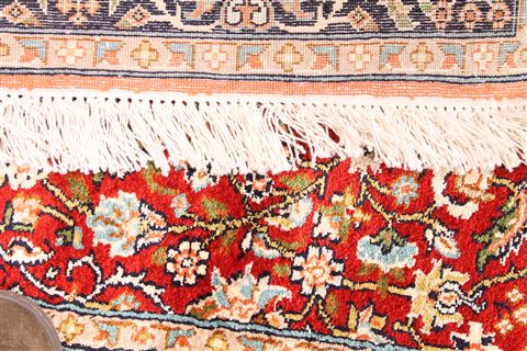 Kashmar Red Runner Hand Knotted 27 X 102 Area Rug 254-29827 Image 4
