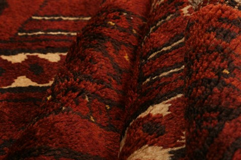 Bokhara Red Hand Knotted 44 X 64 Area Rug 100-29829 Image 2