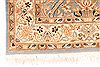 Kashan Beige Runner Hand Knotted 28 X 113  Area Rug 254-29832 Thumb 1