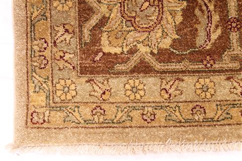 Pishavar Beige Hand Knotted 711 X 109 Area Rug 254-29835 Image 1