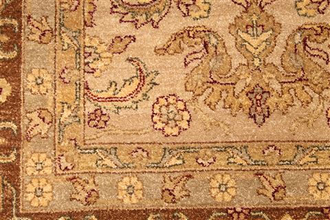 Pishavar Beige Hand Knotted 711 X 109 Area Rug 254-29835 Image 4