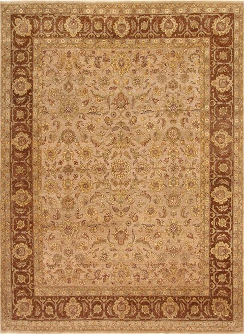 Pishavar Beige Hand Knotted 711 X 109 Area Rug 254-29835 Image 0