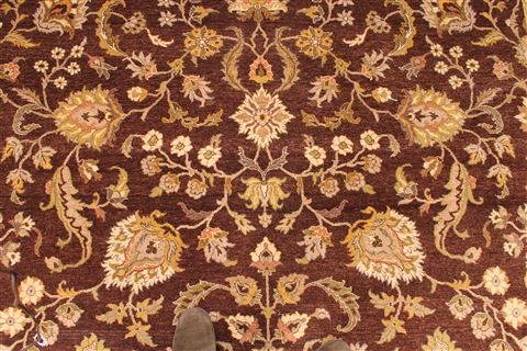 Pishavar Beige Hand Knotted 710 X 100 Area Rug 254-29836 Image 2