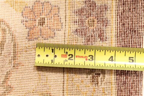 Pishavar Beige Hand Knotted 710 X 100 Area Rug 254-29836 Image 6