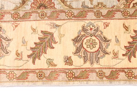 Ziegler Beige Hand Knotted 80 X 910 Area Rug 254-29837 Image 3