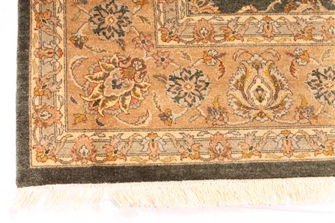 Jaipur Beige Hand Knotted 711 X 911 Area Rug 254-29840 Image 1