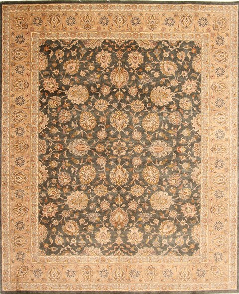 Jaipur Beige Hand Knotted 711 X 911 Area Rug 254-29840 Image 0