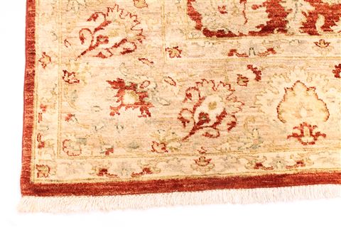 Ziegler Beige Square Hand Knotted 711 X 81 Area Rug 254-29844 Image 1