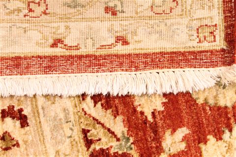 Ziegler Beige Square Hand Knotted 711 X 81 Area Rug 254-29844 Image 5