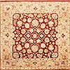 Ziegler Beige Square Hand Knotted 711 X 81 Area Rug 254-29844 Thumb 0