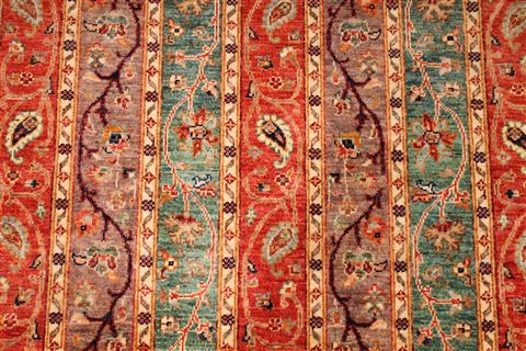 Gabbeh Multicolor Hand Knotted 59 X 79  Area Rug 254-29846 Image 2