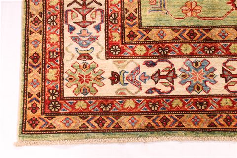 Kazak Beige Hand Knotted 510 X 80 Area Rug 254-29847 Image 2