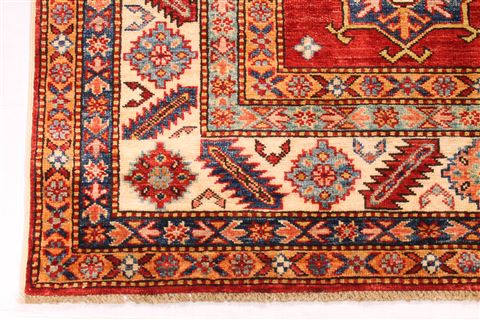 Kazak Beige Hand Knotted 510 X 80 Area Rug 254-29848 Image 2
