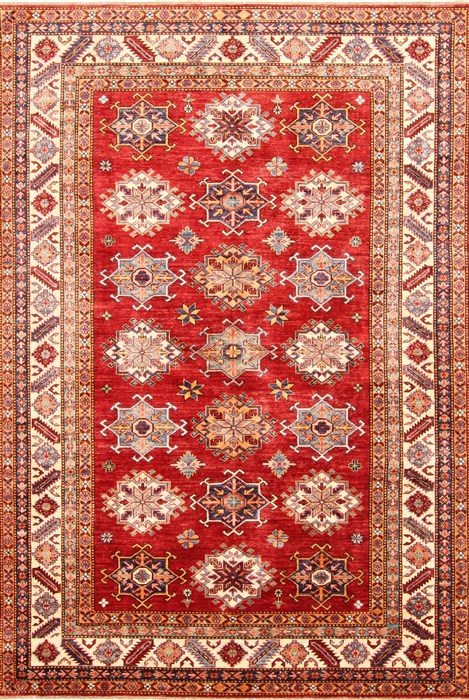 Kazak Beige Hand Knotted 510 X 80 Area Rug 254-29848 Image 0