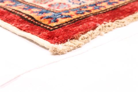 Kazak Multicolor Hand Knotted 510 X 78 Area Rug 254-29849 Image 1