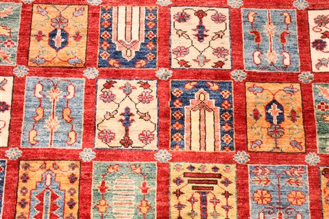 Kazak Multicolor Hand Knotted 510 X 78 Area Rug 254-29849 Image 3