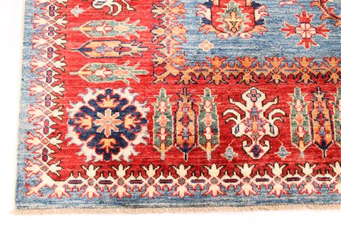 Kazak Red Hand Knotted 60 X 78 Area Rug 254-29851 Image 2