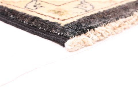 Pishavar Beige Hand Knotted 57 X 84 Area Rug 254-29853 Image 1