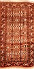 Kurdi Red Hand Knotted 37 X 66 Area Rug 100-29854 Thumb 0