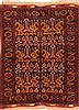 Kunduz Red Square Hand Knotted 36 X 42  Area Rug 100-29855 Thumb 0