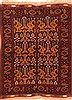 Kunduz Red Square Hand Knotted 36 X 42 Area Rug 100-29855 Thumb 0